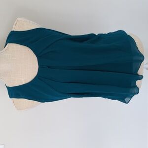 New York & Company Teal Blouse